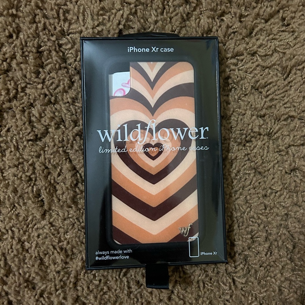 Wildflower coffee heart case and stickers